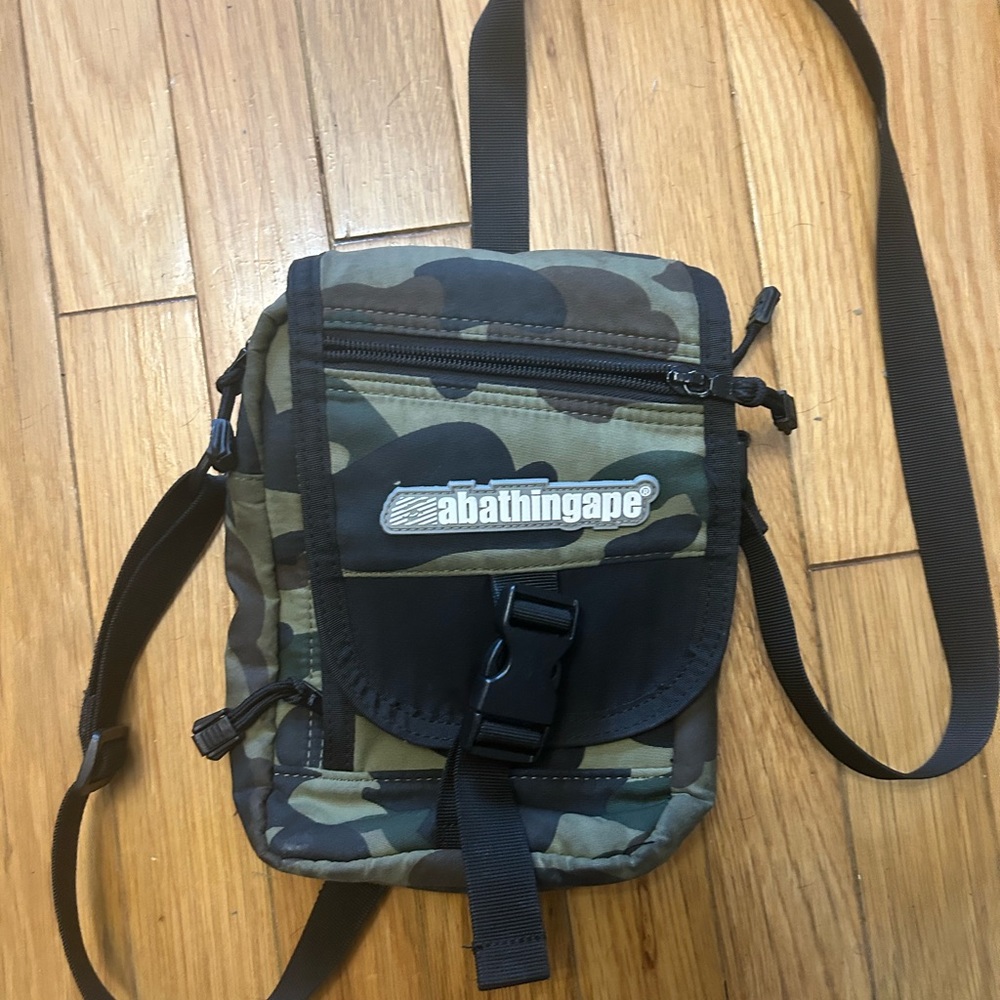 Bape 1st Camo Mini crossbody shoulder bag
